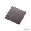 デリア（Deria） コースター スクエア リバーシブル 6枚セット 9×9cm レッド×ブラウン BRD1800 木製ホルダー付
