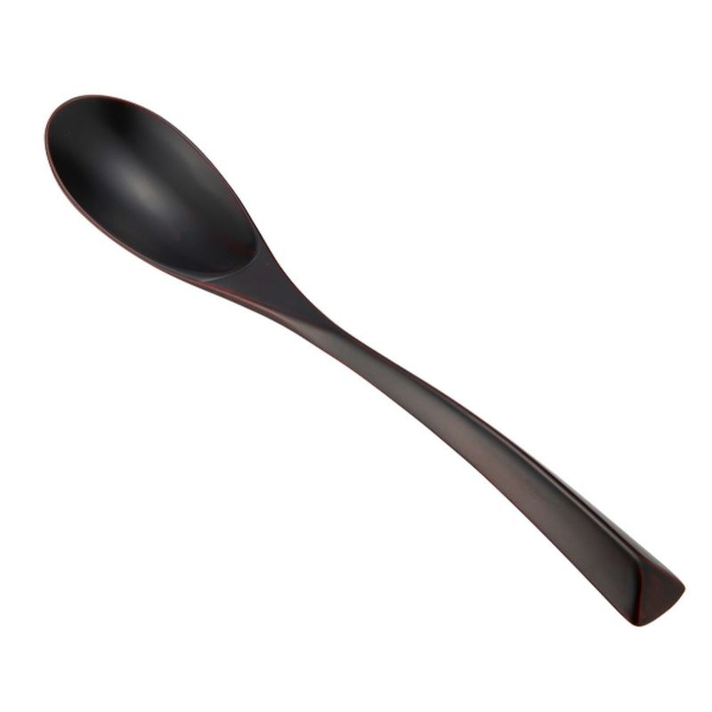 井助 絆スプーン 大 消溜うるし 木製 漆塗り 長さ21cm MKT-34