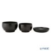 井助 ISUKE こわんさら 3点セット 漆塗り 黒 木製（栓の木） OI-790