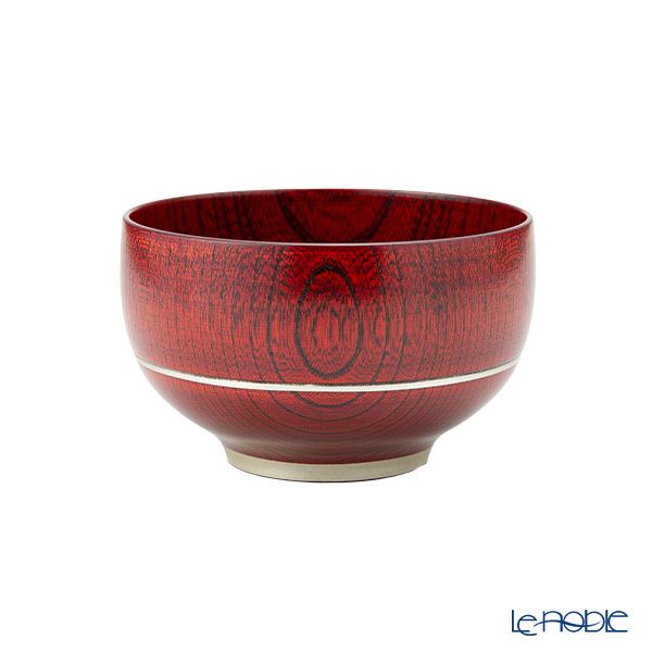 井助 漆器 重なり椀／ボウル 入れ子 3点セット 赤擦り 木製（けやき）／漆塗り NC-FB12-14