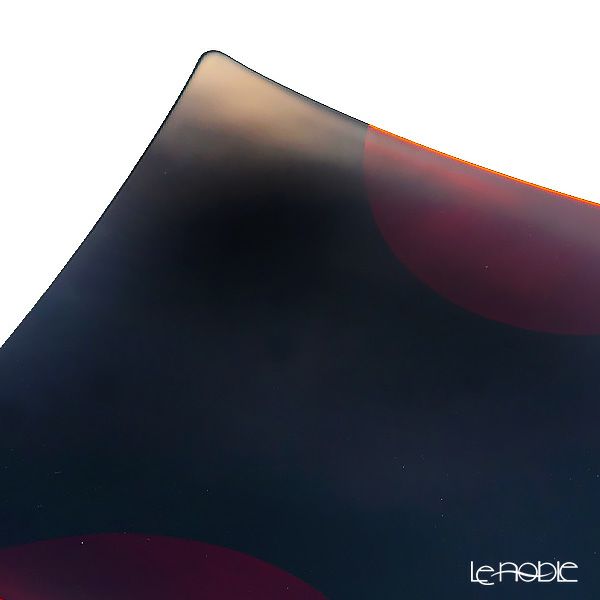 井助 漆器 やよい皿 日月白檀 角皿／中皿 木紛加工品／漆塗り（白檀塗り） 22×22cm MA-613