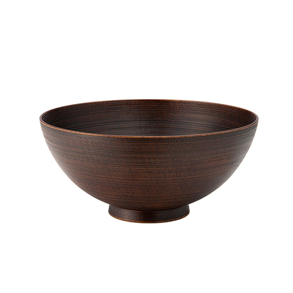 井助 富貴漆椀 大椀／麺鉢／丼鉢 木製（ミズメ桜）漆塗り 5.5寸 直径16×高さ7cm OI-589