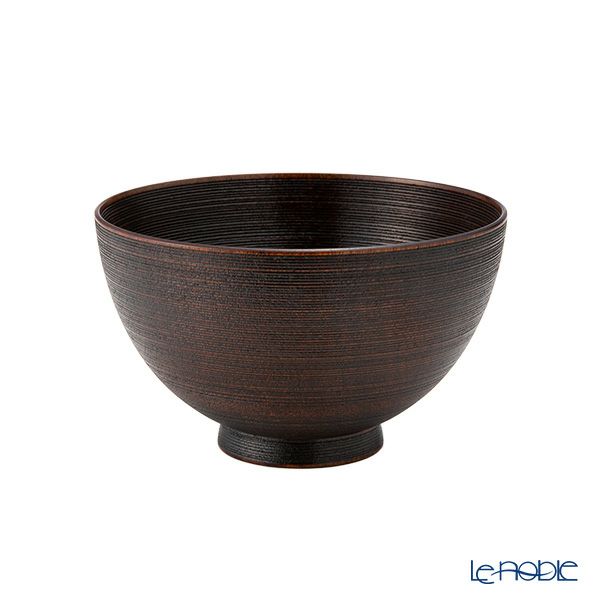 井助 富貴漆椀 味噌汁椀 木製（ミズメ桜）漆塗り 4.0寸 直径12×高さ7cm OI-662