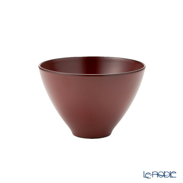 井助 漆器 夫婦汁椀 梅 黒・古代朱 木紛加工品／漆塗り G8-05702