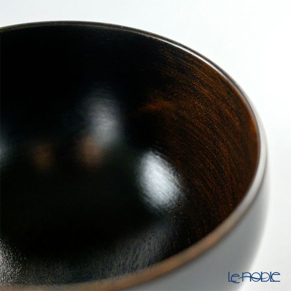 井助 ひなこ椀 栃 黒 木製 漆塗り 直径10×高さ6cm 3.3寸 MV-370
