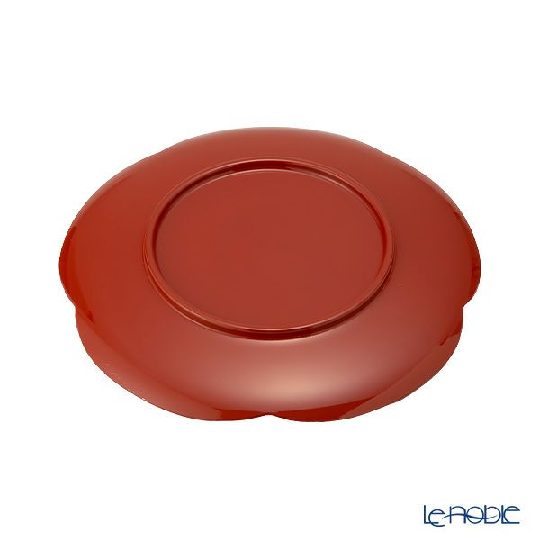 井助 漆器 中皿 福梅 18cm 金箔・銀箔 ペア 木紛加工品／ウレタン塗り NC-430／556