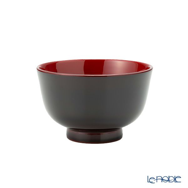 井助 漆器 夫婦椀 ペア 2客セット 紅白華 木製／漆塗り 11×7cm MA-723