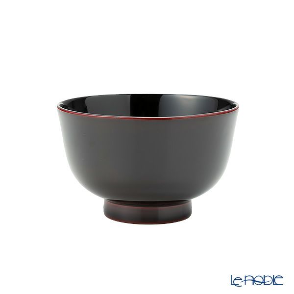 井助 漆器 夫婦椀 ペア 2客セット 紅白華 木製／漆塗り 11×7cm MA-723