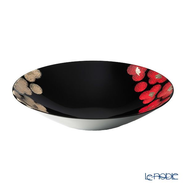 井助 漆器 ボウル／ 中鉢 紅白華 木紛加工品／漆塗り 24×5cm MA-729