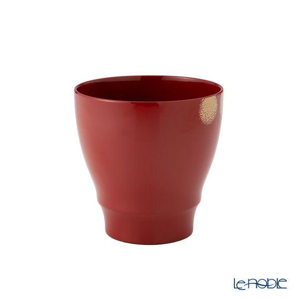井助 紅白華 ペアカップ 木粉と樹脂の成型品 漆塗り 8.8×H9cm MA-728