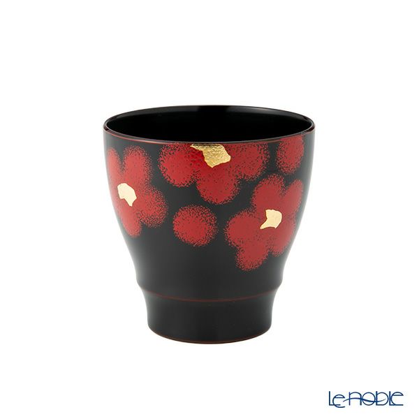井助 紅白華 ペアカップ 木粉と樹脂の成型品 漆塗り 8.8×H9cm MA-728