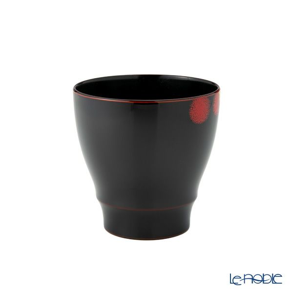 井助 紅白華 ペアカップ 木粉と樹脂の成型品 漆塗り 8.8×H9cm MA-728