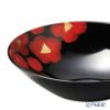 井助 紅白華 ボウル 小 木粉と樹脂の成型品 漆塗り 19×H5.2cm G12-06602