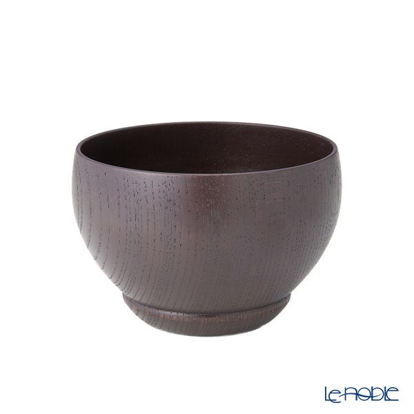 井助 ISUKE うるし椀／汁椀 京野菜きょうのな 加茂なす 紫 漆塗り 木製（けやき）11×H7.5cm NC-1407