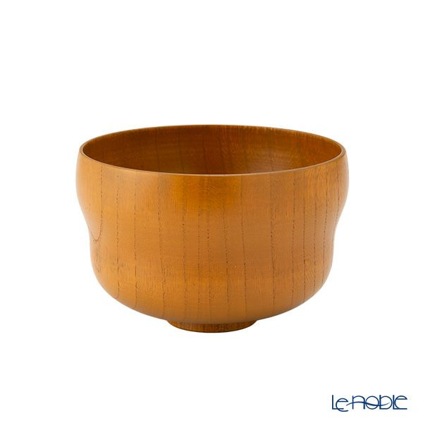 井助 ISUKE うるし椀／汁椀 京野菜きょうのな 鹿ケ谷かぼちゃ 黄 漆塗り 木製（けやき）11×H7.2cm NC-1407