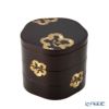 井助 梅型三段重箱 溜内朱 木粉と樹脂の成型品 ウレタン塗り 16×16×H15cm NC-122