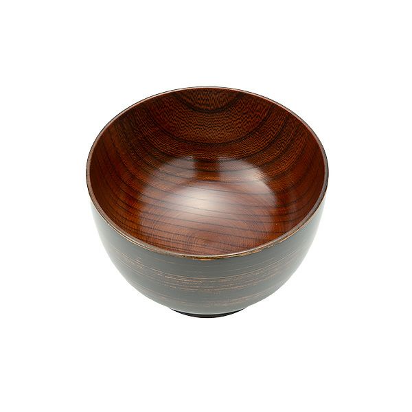 井助 漆器 汁椀 彩八雲 黒 木製（けやき）／漆塗り 11×H7cm NC-FB11-6