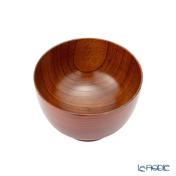 井助 漆器 汁椀 彩八雲 赤 木製（けやき）／漆塗り 11×H7cm NC-FB11-5