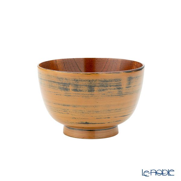 井助 漆器 汁椀 彩八雲 白漆 木製（けやき）／漆塗り 11×H7cm NC-FB11-7