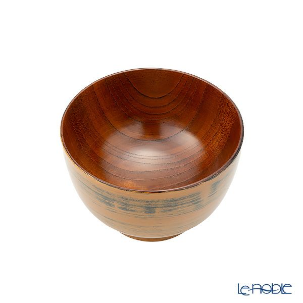 井助 漆器 汁椀 彩八雲 白漆 木製（けやき）／漆塗り 11×H7cm NC-FB11-7