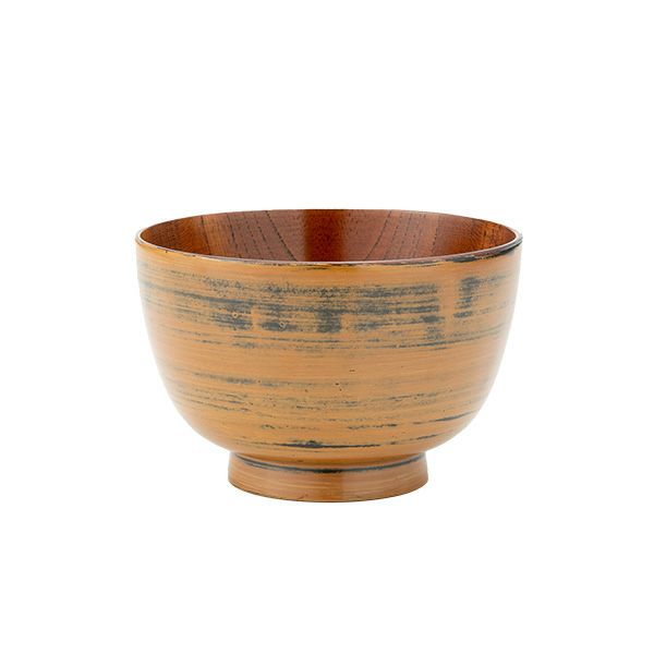 井助 漆器 汁椀 彩八雲 白漆 木製（けやき）／漆塗り 11×H7cm NC-FB11-7