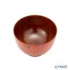 井助 漆器 汁椀 漆切子 朱 木製（けやき）／漆塗り 11.5×H7.5cm NC-561