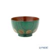 井助 漆器 汁椀 小 （子供用） 漆切子 緑 木製（けやき）／漆塗り 9.5×H6cm NC-568