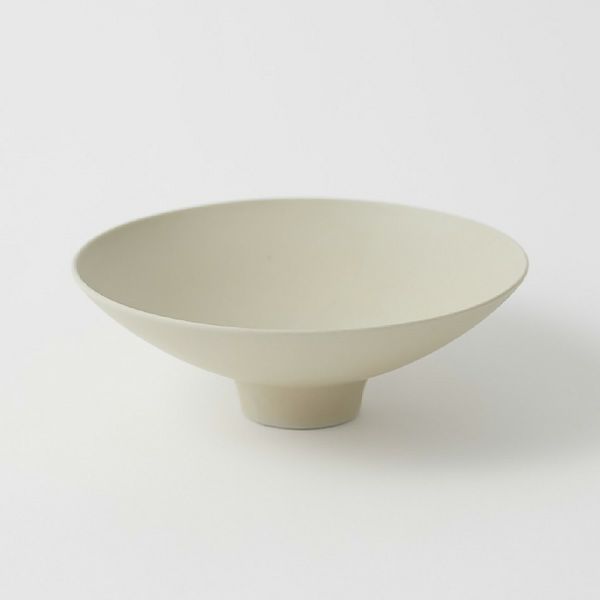 きほんのうつわ こなれ小鉢 焼き締め 15cm 白茶 滝呂焼