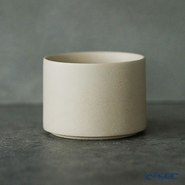 きほんのうつわ リサイクル土カップ（高台付き） 200ml 生成／きなり 滝呂焼