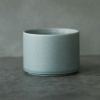 きほんのうつわ リサイクル土カップ（高台付き） 200ml 灰青 滝呂焼