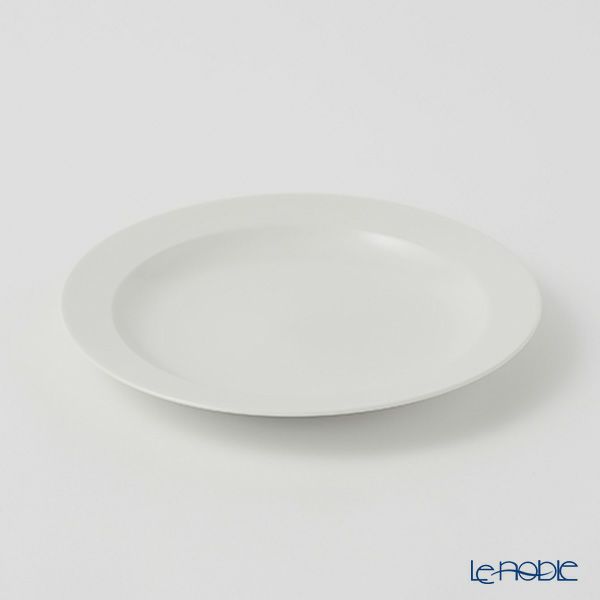 きほんのうつわ 大皿／プレート 24cm 白 滝呂焼