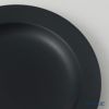 きほんのうつわ 大皿／プレート 24cm 黒 滝呂焼