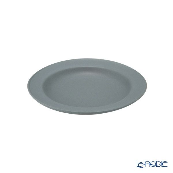 きほんのうつわ 小皿／プレート／ソーサー 16cm 灰 滝呂焼 リニューアル※原料の一部にリサイクル土を利用