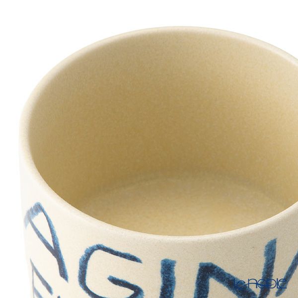 きほんのうつわ × Lee Izumida リサイクル土カップ（高台付き） 200ml 【別注】生成（きなり） 滝呂焼 IMAGINATION EVERYDAY