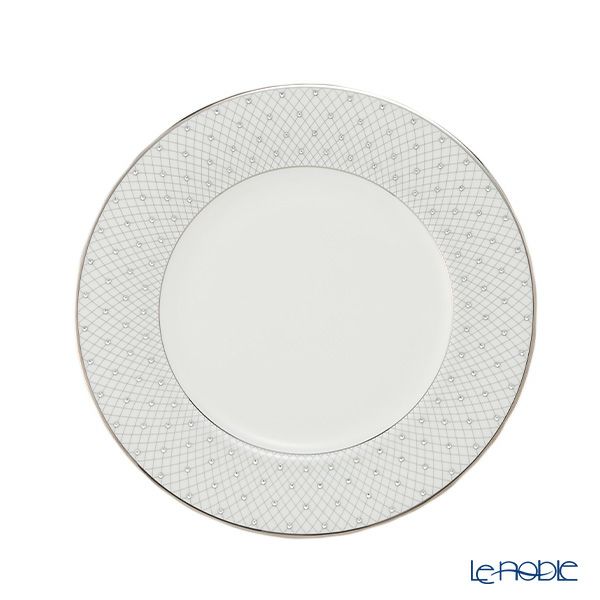 プラウナ ジュエリー スワロフスキーエレメント プリンセスプラチナ プレート 21cm