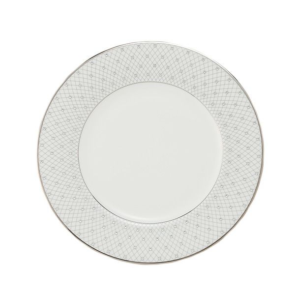 プラウナ ジュエリー スワロフスキーエレメント プリンセスプラチナ プレート 21cm