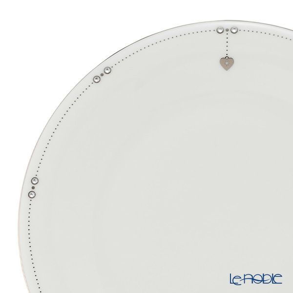 プラウナ ジュエリー スワロフスキーエレメント ベストウィッシュ プレート 21.5cm ハート