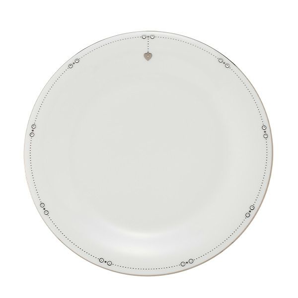 プラウナ ジュエリー スワロフスキーエレメント ベストウィッシュ プレート 21.5cm ハート