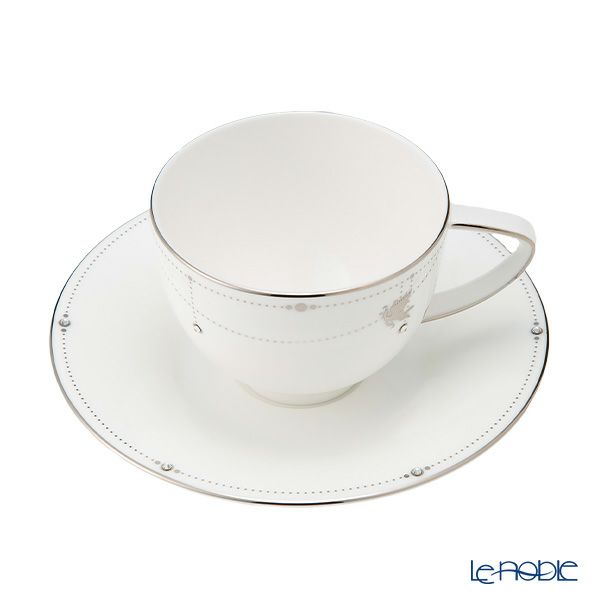 プラウナ ジュエリー スワロフスキーエレメント ベストウィッシュ ティーカップ＆ソーサー 250ml キューピッド