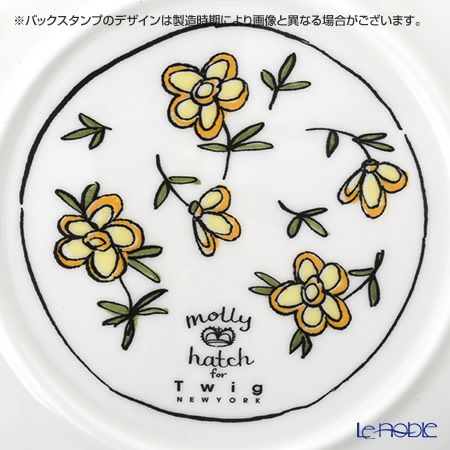 Twig NEW YORK ヘリテージ イエローデイジー プレート 21cm