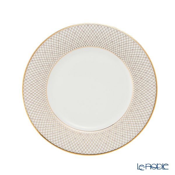 プラウナ ジュエリー スワロフスキーエレメント プリンセスゴールド プレート 21cm