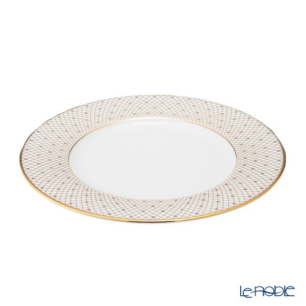 プラウナ ジュエリー スワロフスキーエレメント プリンセスゴールド プレート 21cm