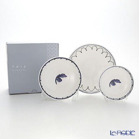 Twig NEW YORK ヘリテージ ブルーバード プレート セット（10.5／13／16cm）