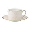 プラウナ プレミアム サテンスティッチ ティーカップ＆ソーサー 200ml