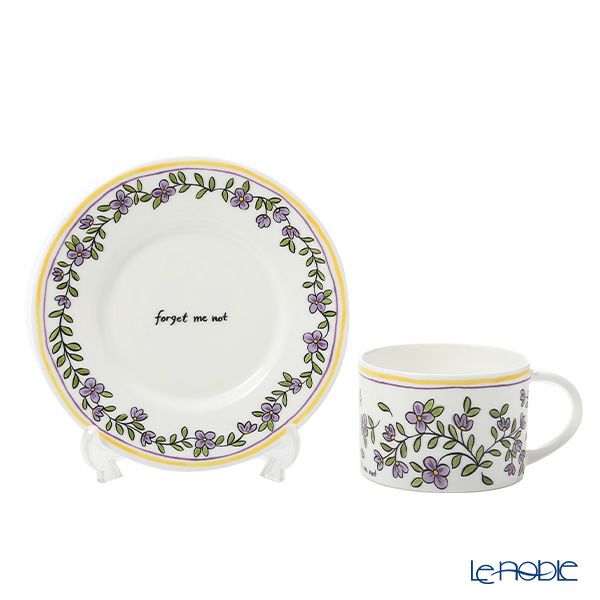 Twig NEW YORK ヘリテージ ワスレナグサ カップ＆ソーサー 200ml