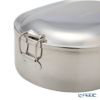 シーガル オーバルランチボックス 弁当箱 ステンレス 17cm（800ml） 【デザートカップ付】