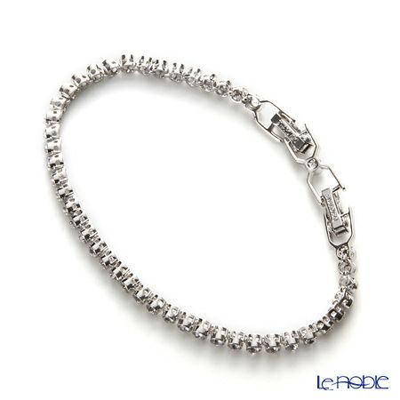 スワロフスキー ブレスレット Imber Emily Tennis ラウンド ホワイト／ロジウム SW1808960