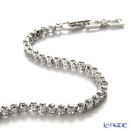 スワロフスキー ブレスレット Imber Emily Tennis ラウンド ホワイト／ロジウム SW1808960