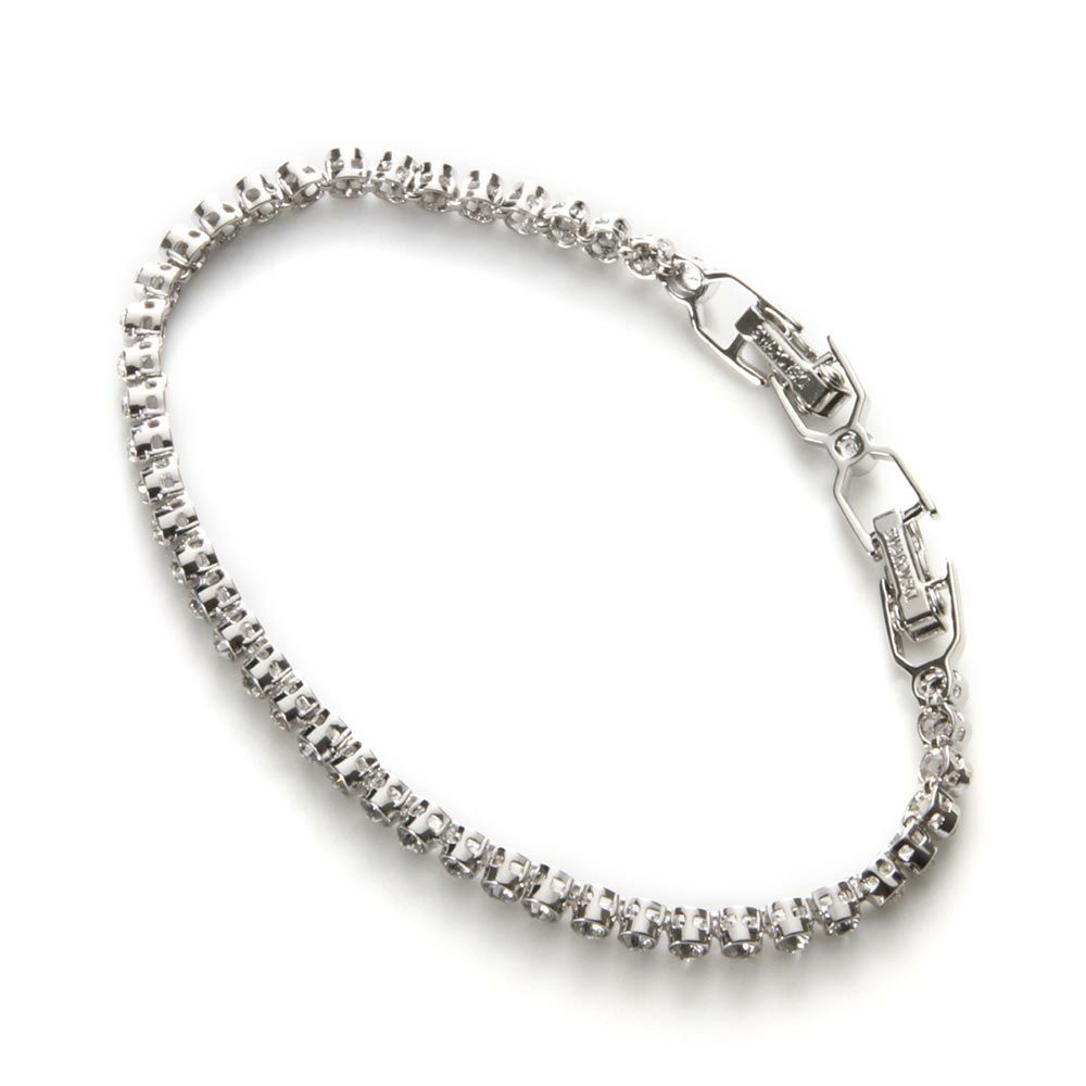 スワロフスキー ブレスレット Imber Emily Tennis ラウンド ホワイト／ロジウム SW1808960