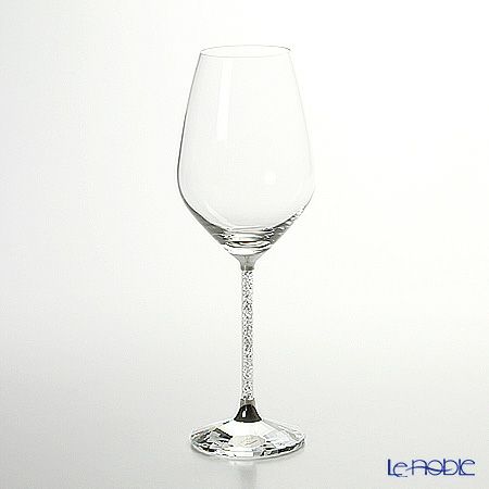 スワロフスキー Crystalline 赤ワイングラス（シルバー／2個セット） SWV1-095-948